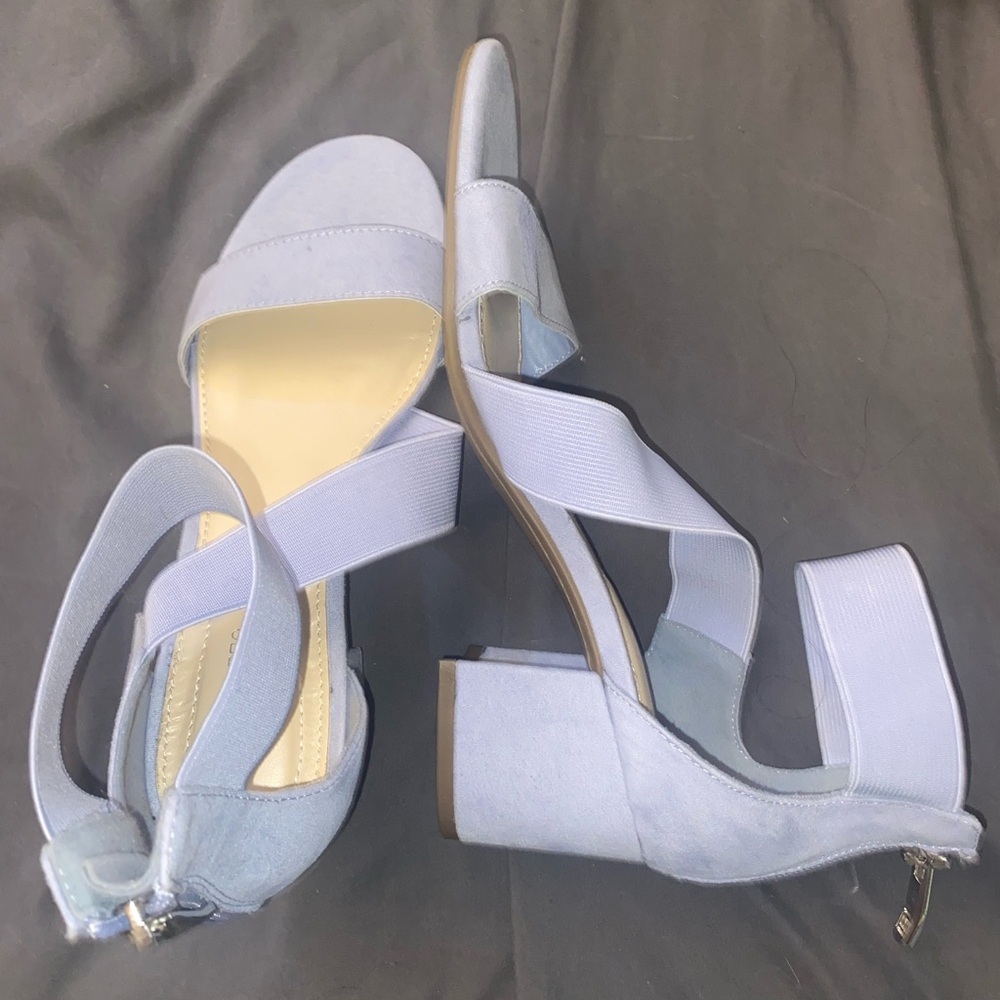 Liz Claiborne Light Blue Heeled Sandals